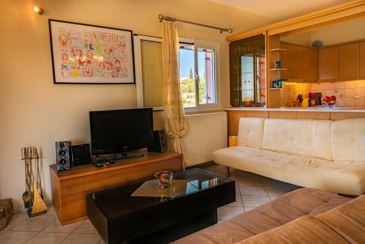 Ioannis House Sea View-Perfect Family Holidays Lourdata  Dış mekan fotoğraf