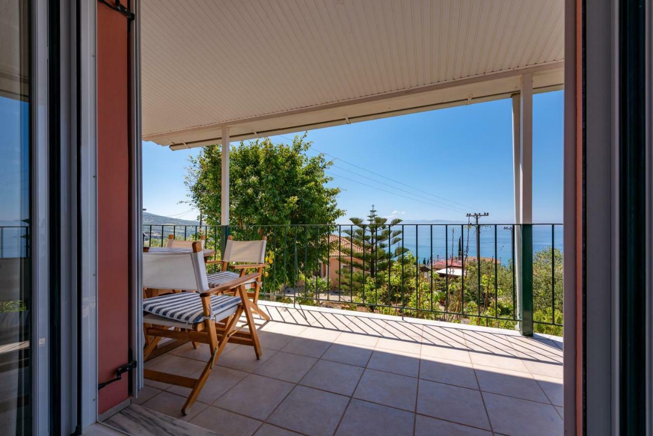 Ioannis House Sea View-Perfect Family Holidays Lourdata  Dış mekan fotoğraf